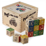 Cubos Didácticos de madera abecedario 48 pcs