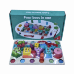 Juego educativo "four bees in one"