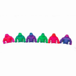 Squish de goma modelo gorila